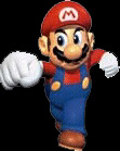 Mario Punches at Air